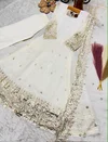 Oc 252 Fendy Sillk Sequence Embroidery Work Girls Kids Wear